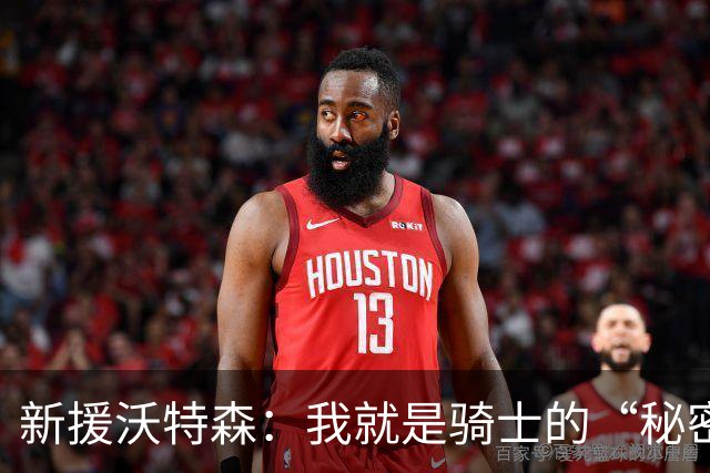 新援沃特森：我就是骑士的“秘密武器”！